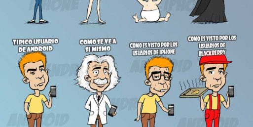 iPhone vs Android vs Blackberry:el friki es siempre «el Otro»