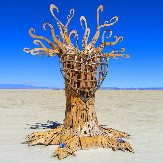 Tanais Fox en el Burning Man 2010