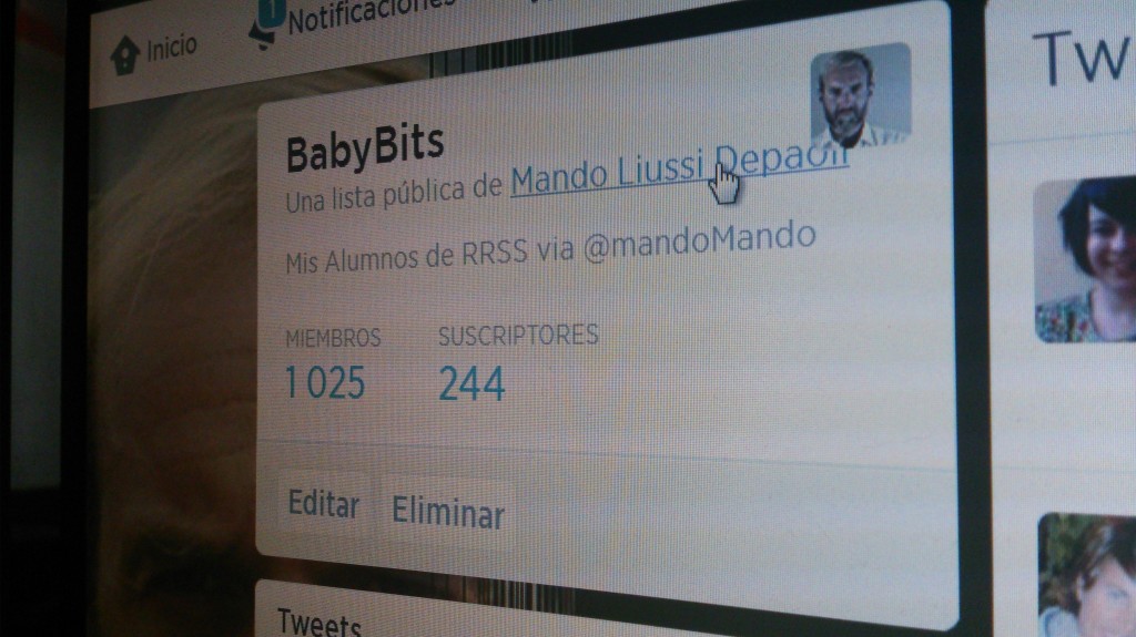 BabyBits: Con mas de 1000 miembros y mas de 200 suscriptores, ya se puede hacer un pequeño ejercicio de análisis Twitter BabyBits