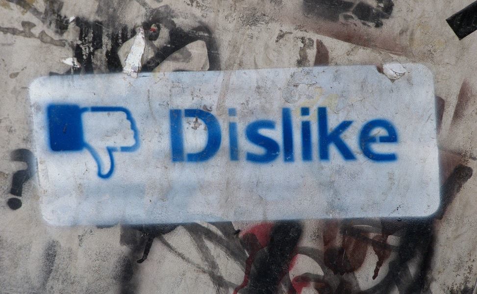 El «No me gusta» de Facebook