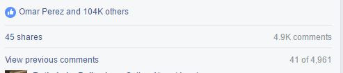 Éste es un caso típico que uso en mis clases de Facebook Ads como demostración de posicionamiento en el Muro