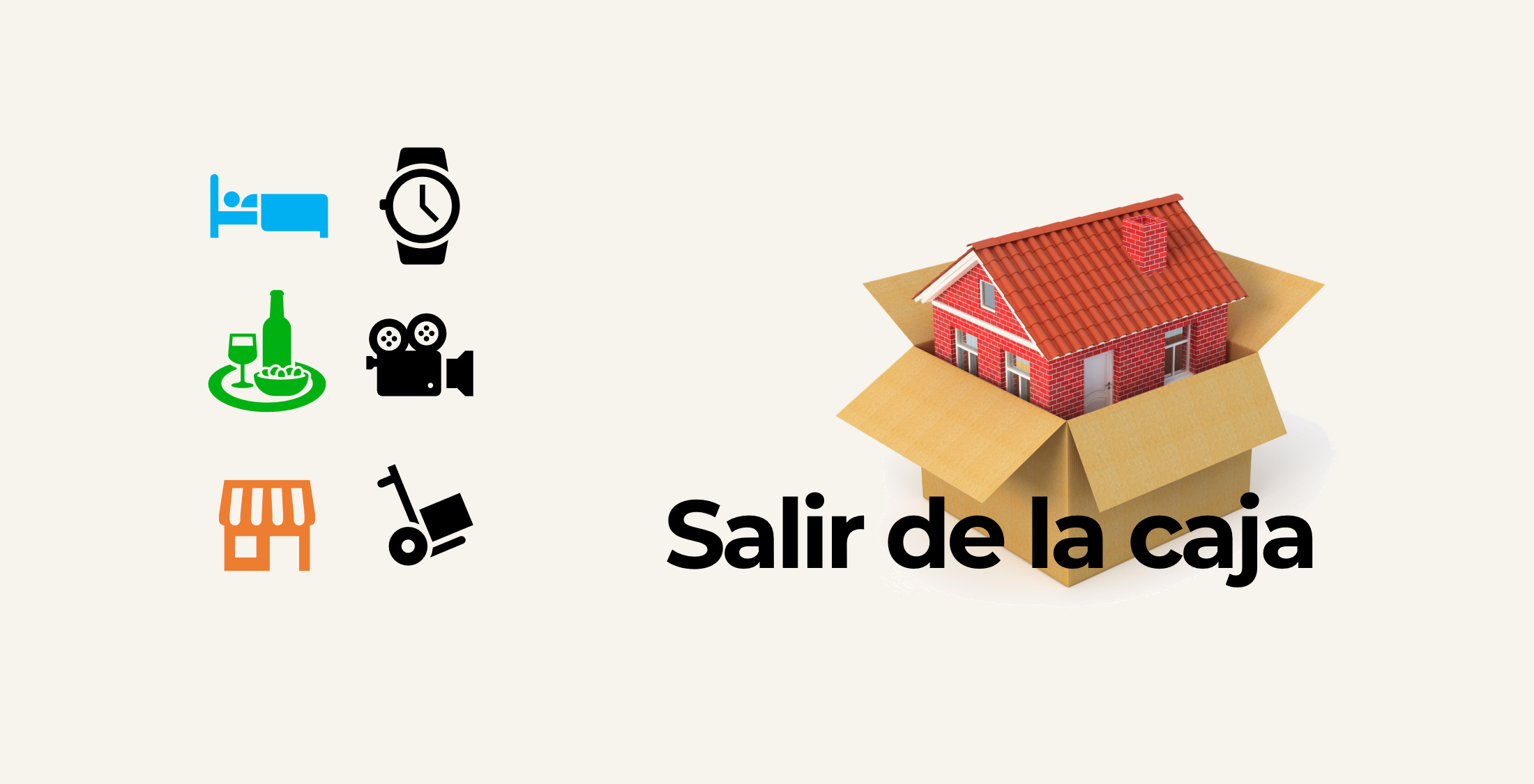 Salir de la caja Out of the box hosteleria mandomando